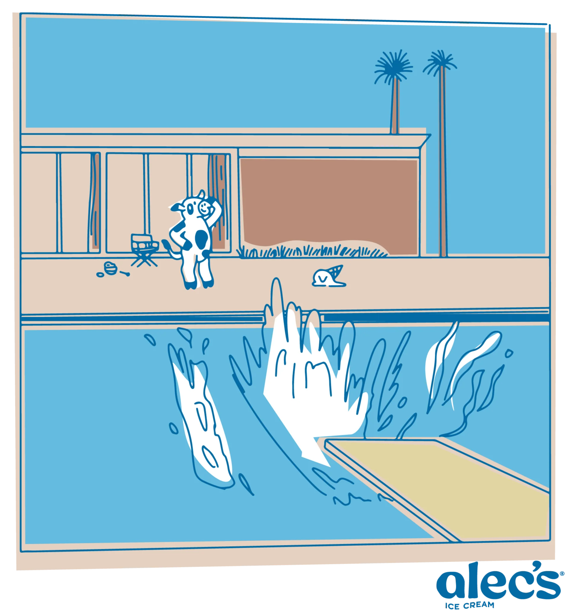 Alec's in Palm Springs Tee - Image 4